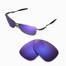 Walleva Purple Coated Polarized Replacement Lenses for Oakley Crosshair 1.0 (2005-2006 version) Sunglasses